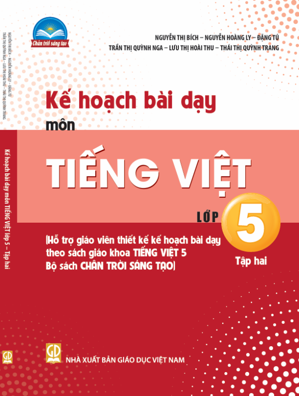 BỘ SÁCH KẾ HOẠCH BÀI DẠY CÁC MÔN HỌC LỚP 5 (Bộ sách Chân trời sáng tạo)